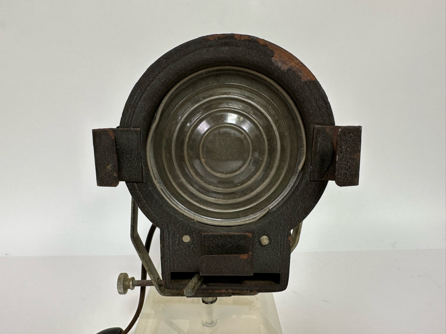 Vintage Metal Stage Light On A Lucite Stand Working 7W X 4D X 10H [Photo 5]
