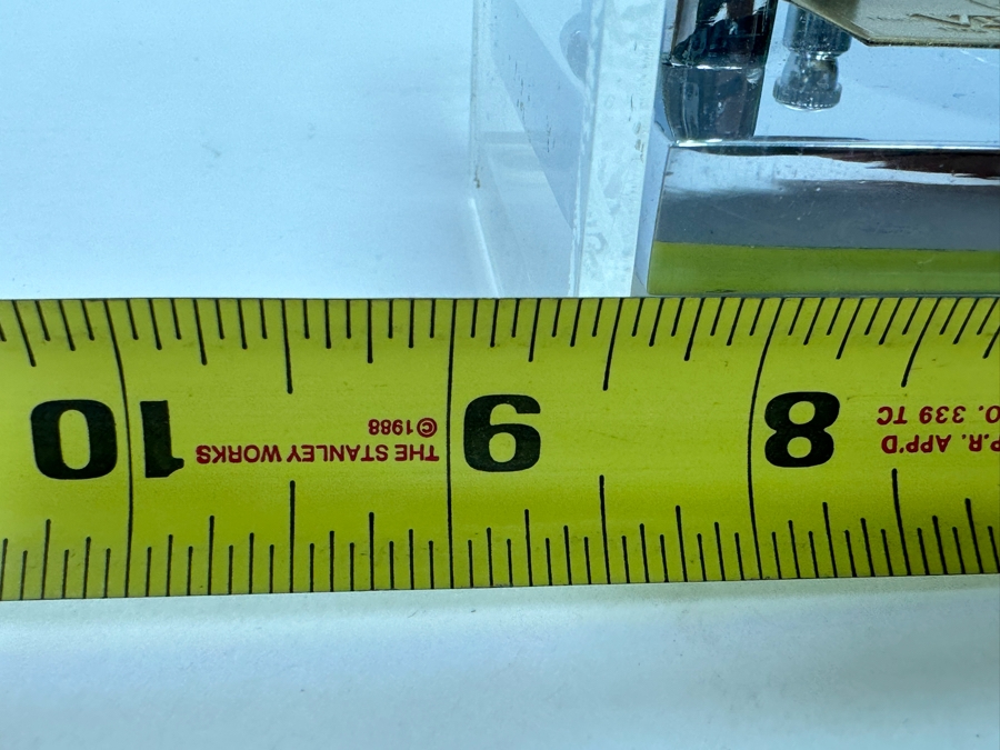 Rare Mint Vibroplex Presentation Mechanical Morse Key Contained In Lucite Display Box 8.5W X 4D X 4H [Photo 15]