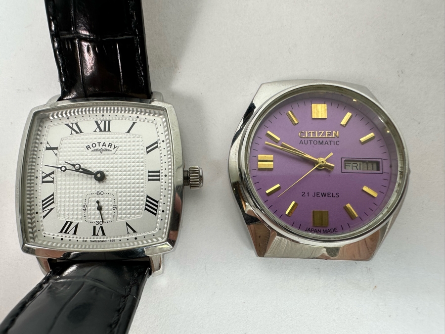 Citizen Automatic Watch And Rotary Watch [Photo 3]