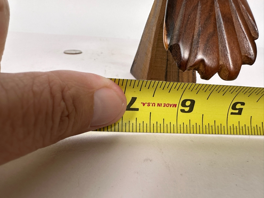 Vintage Carved Ironwood Toucan Bird Sculpture 7W X 8H [Photo 10]