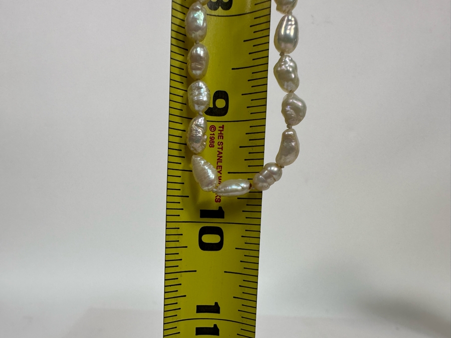 19' Pearl Necklace With 14K Gold Clasp [Photo 7]