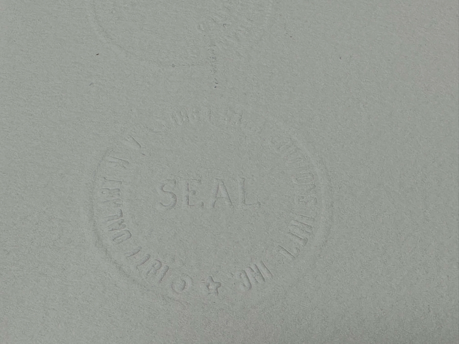 Salvador Dali (1904-1989) Lincoln in Dalivision, 1977 Lithograph Hand Signed In Pencil Lower Right Numbered E71/350 With Seal Sheet Size 25 X 41 [Photo 17]