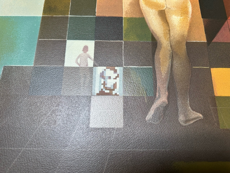 Salvador Dali (1904-1989) Lincoln in Dalivision, 1977 Lithograph Hand Signed In Pencil Lower Right Numbered E71/350 With Seal Sheet Size 25 X 41 [Photo 2]