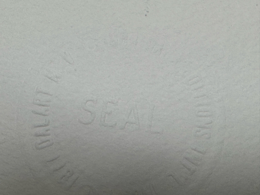 Salvador Dali (1904-1989) Lincoln in Dalivision, 1977 Lithograph Hand Signed In Pencil Lower Right Numbered E71/350 With Seal Sheet Size 25 X 41 [Photo 14]