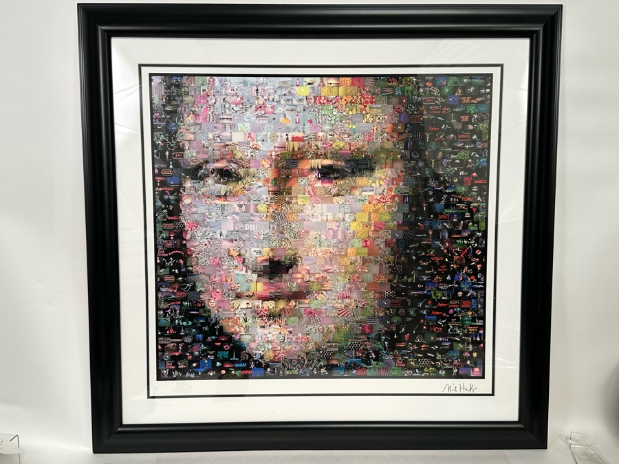 Neil J. Farkas Mona Lisa Photograph Mosaic Montage Seriolithograph Pencil Signed Lower Right 26 X 24 [Photo 3]