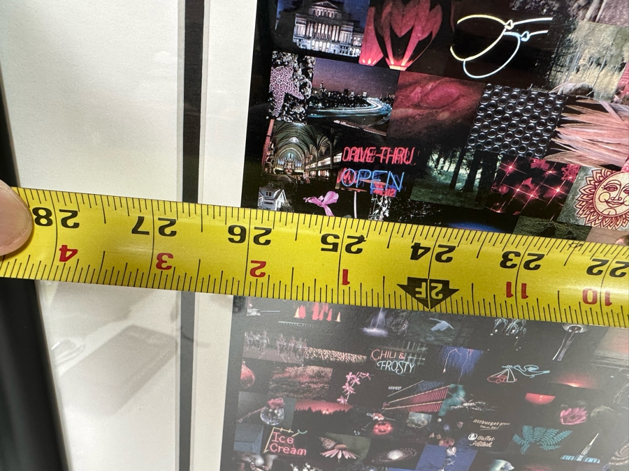 Neil J. Farkas Mona Lisa Photograph Mosaic Montage Seriolithograph Pencil Signed Lower Right 26 X 24 [Photo 22]