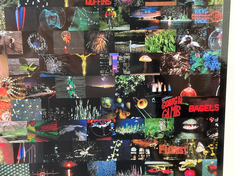 Neil J. Farkas Mona Lisa Photograph Mosaic Montage Seriolithograph Pencil Signed Lower Right 26 X 24 [Photo 12]