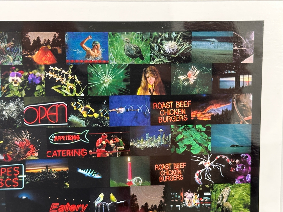 Neil J. Farkas Mona Lisa Photograph Mosaic Montage Seriolithograph Pencil Signed Lower Right 26 X 24 [Photo 11]