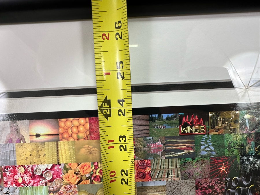 Neil J. Farkas Mona Lisa Photograph Mosaic Montage Seriolithograph Pencil Signed Lower Right 26 X 24 [Photo 23]