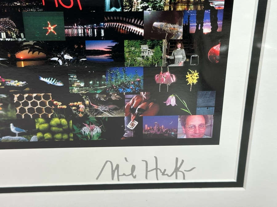 Neil J. Farkas Mona Lisa Photograph Mosaic Montage Seriolithograph Pencil Signed Lower Right 26 X 24 [Photo 20]