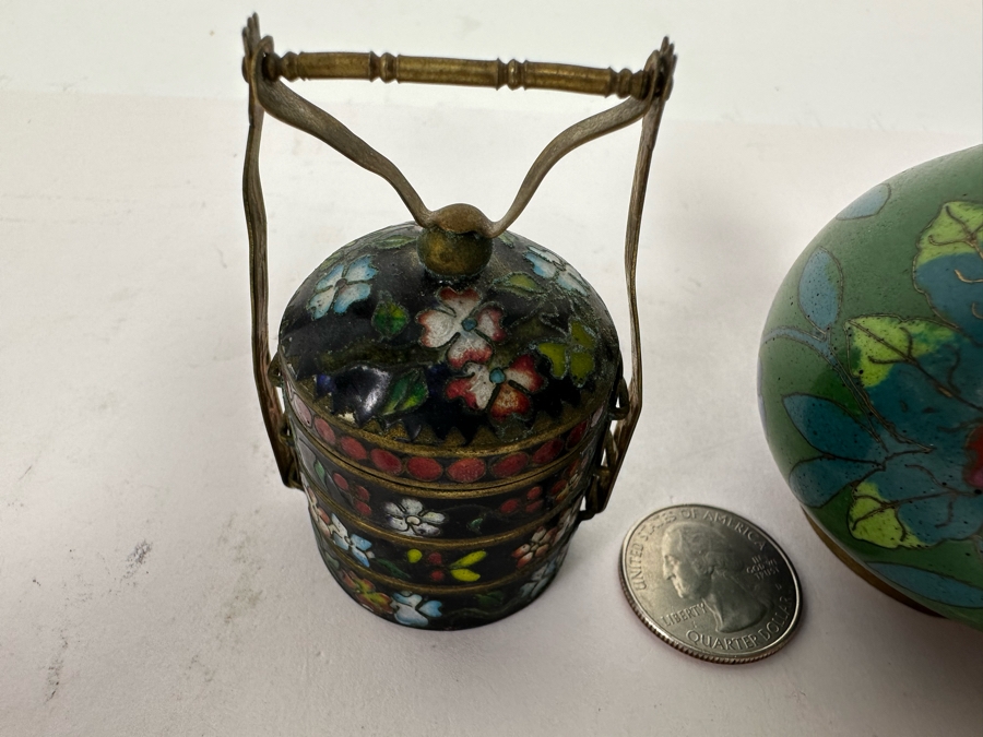 Vintage Chinese Cloisonne Lot [Photo 9]