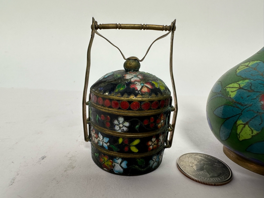 Vintage Chinese Cloisonne Lot [Photo 8]
