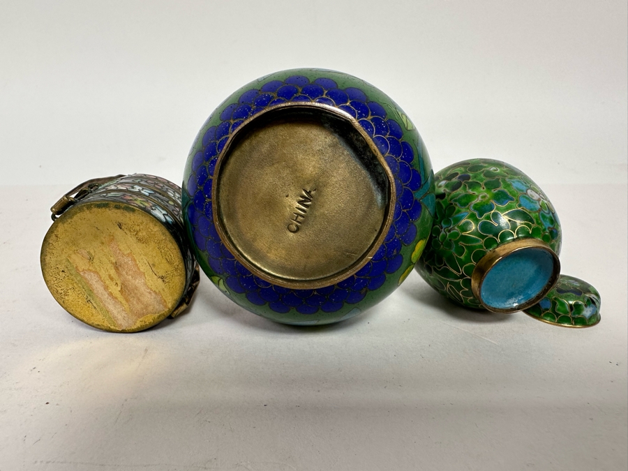 Vintage Chinese Cloisonne Lot [Photo 11]