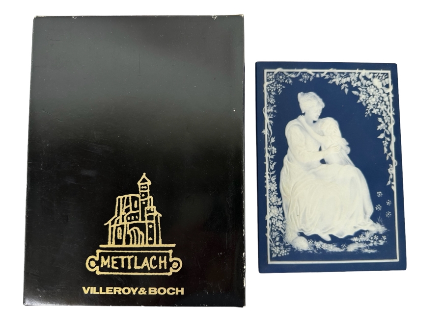 Vintage 1979 Villeroy & Bach Mother's Day Plaque With Box 6 X 8.5 [Photo 1]