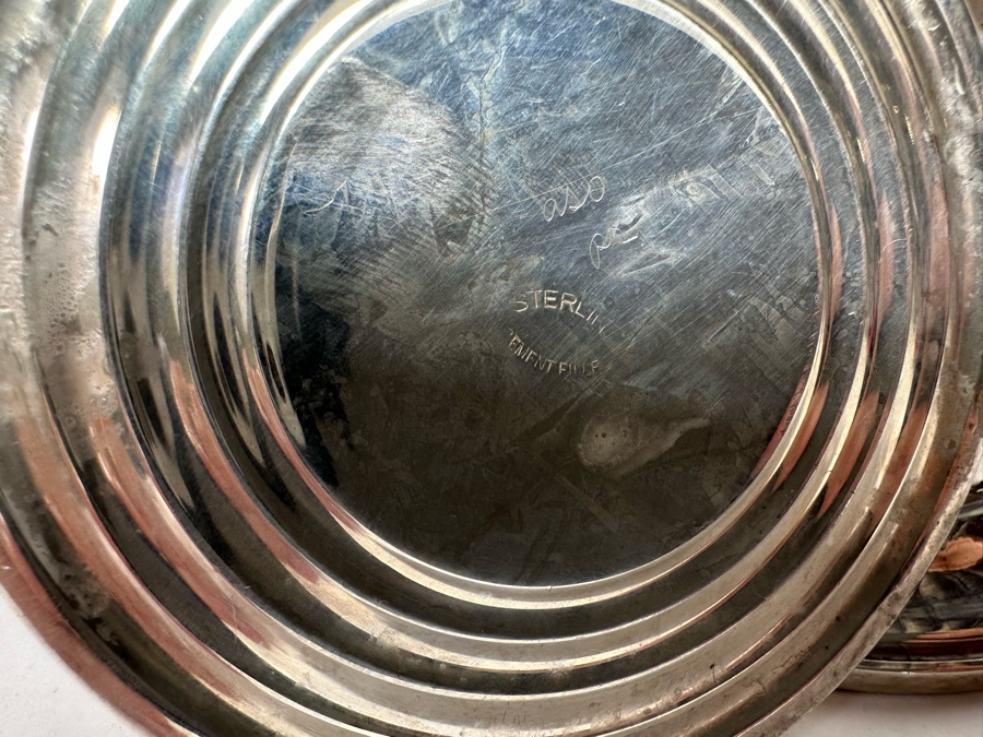 Six Sterling Silver Weighted Candle Holders [Photo 6]