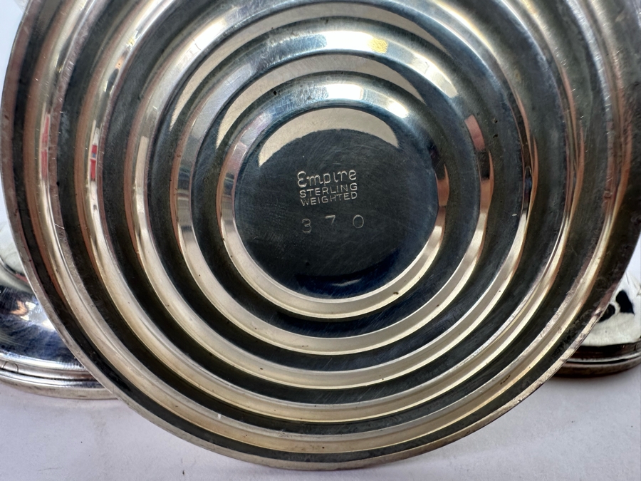 Six Sterling Silver Weighted Candle Holders [Photo 7]