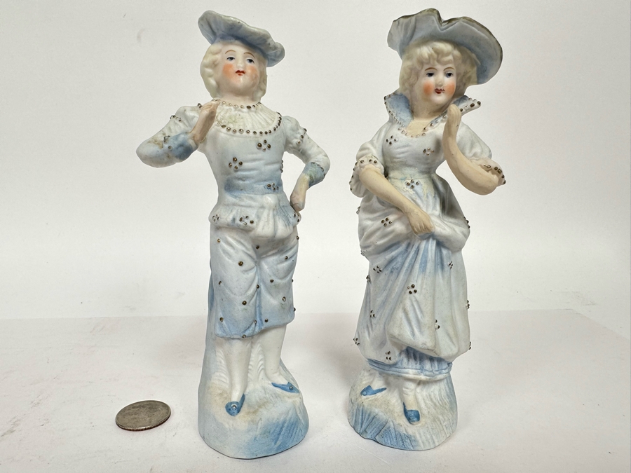 Pair Of Vintage Figurines 6.5H [Photo 2]