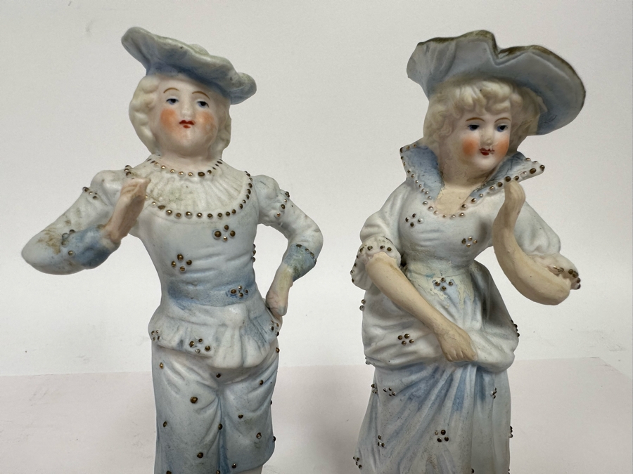 Pair Of Vintage Figurines 6.5H [Photo 4]