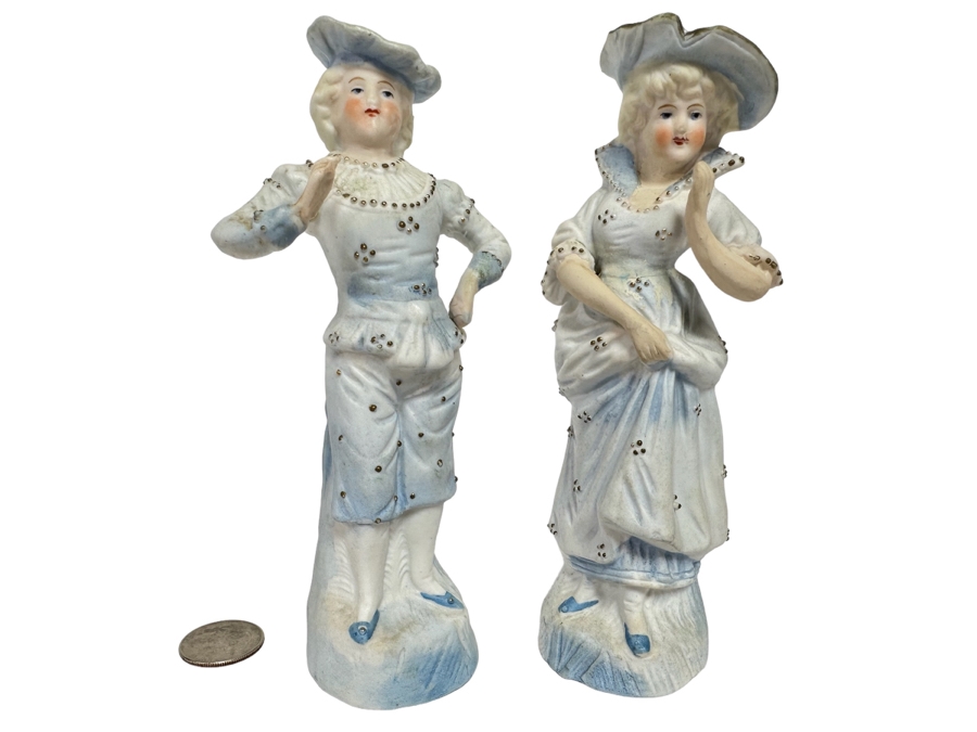 Pair Of Vintage Figurines 6.5H