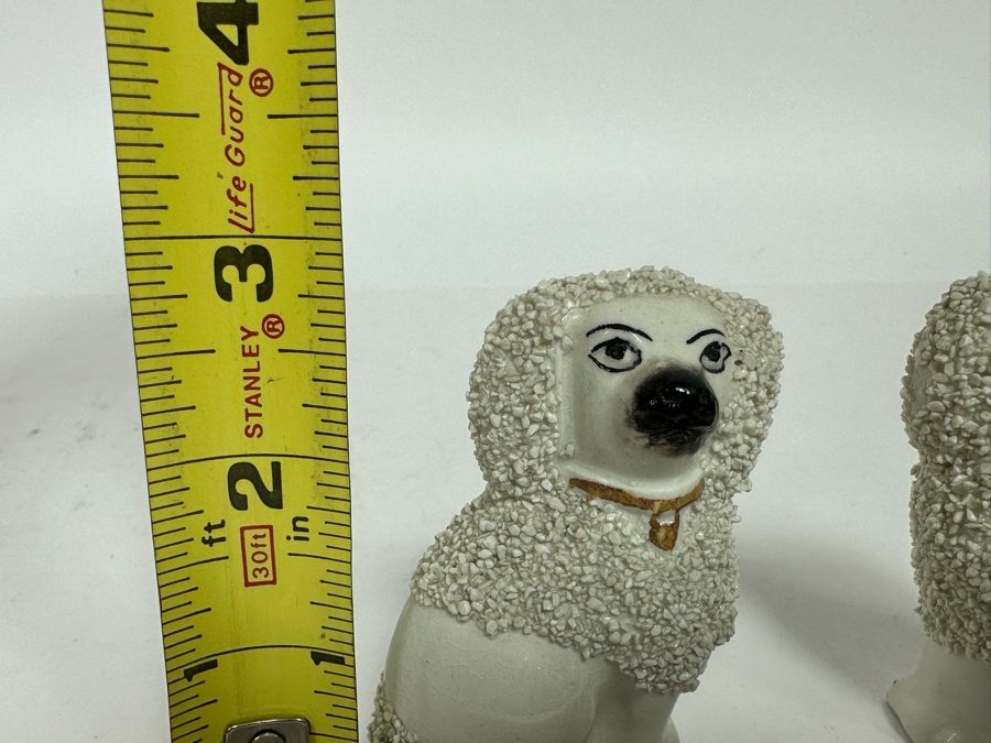 Pair Of Vintage Staffordshire Dogs 3H [Photo 7]