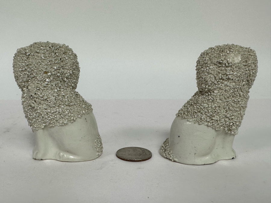 Pair Of Vintage Staffordshire Dogs 3H [Photo 4]