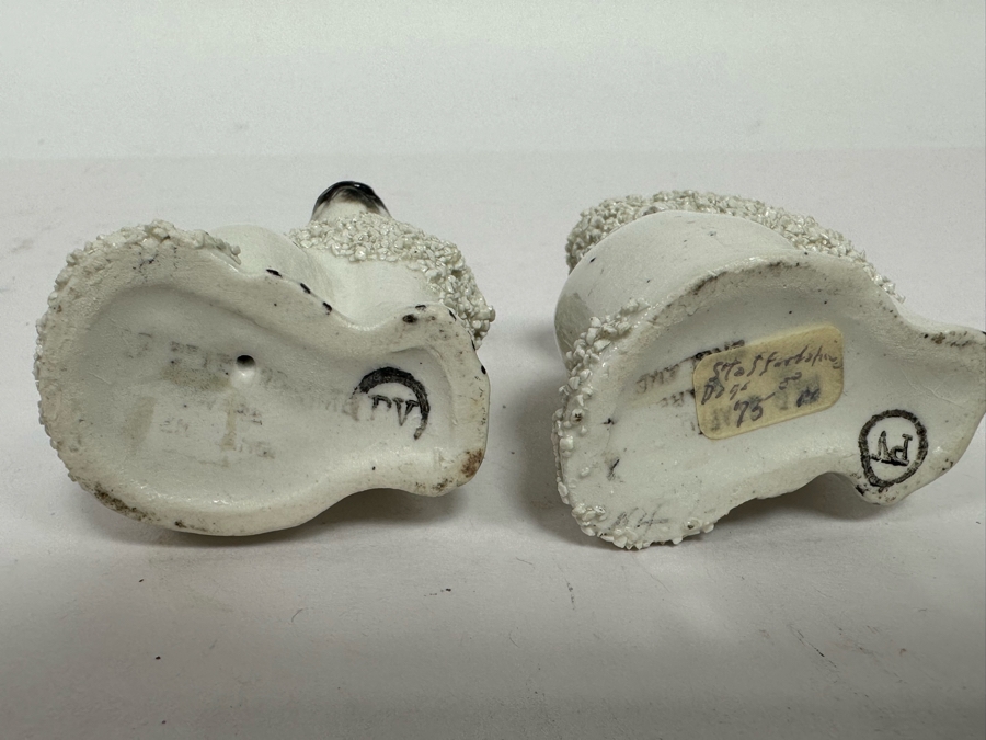 Pair Of Vintage Staffordshire Dogs 3H [Photo 5]