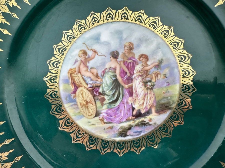 Pair Of Habsburg China Plates Made In Austria 8.75R [Photo 6]