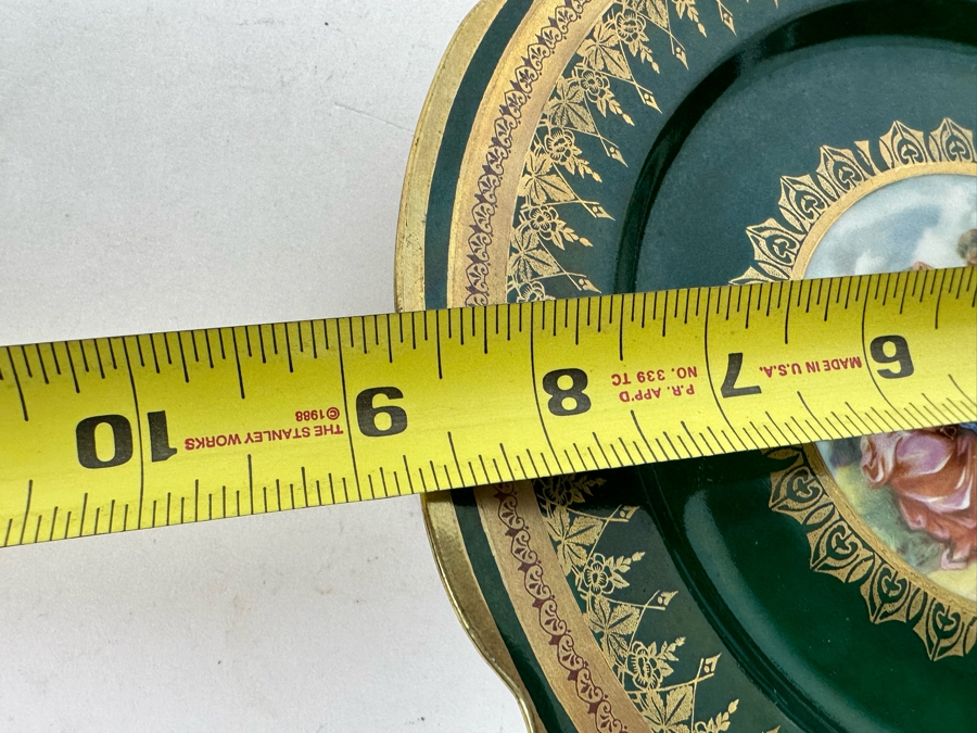 Pair Of Habsburg China Plates Made In Austria 8.75R [Photo 9]