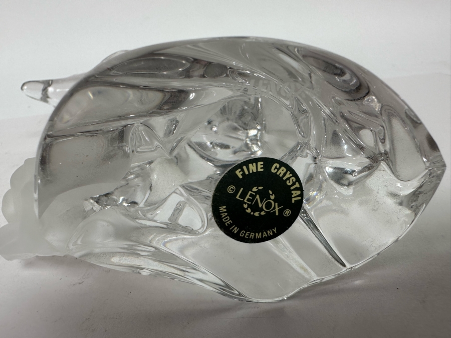 Lenox Crystal Dolphin Figurine Made In Germany 6.5H [Photo 6]
