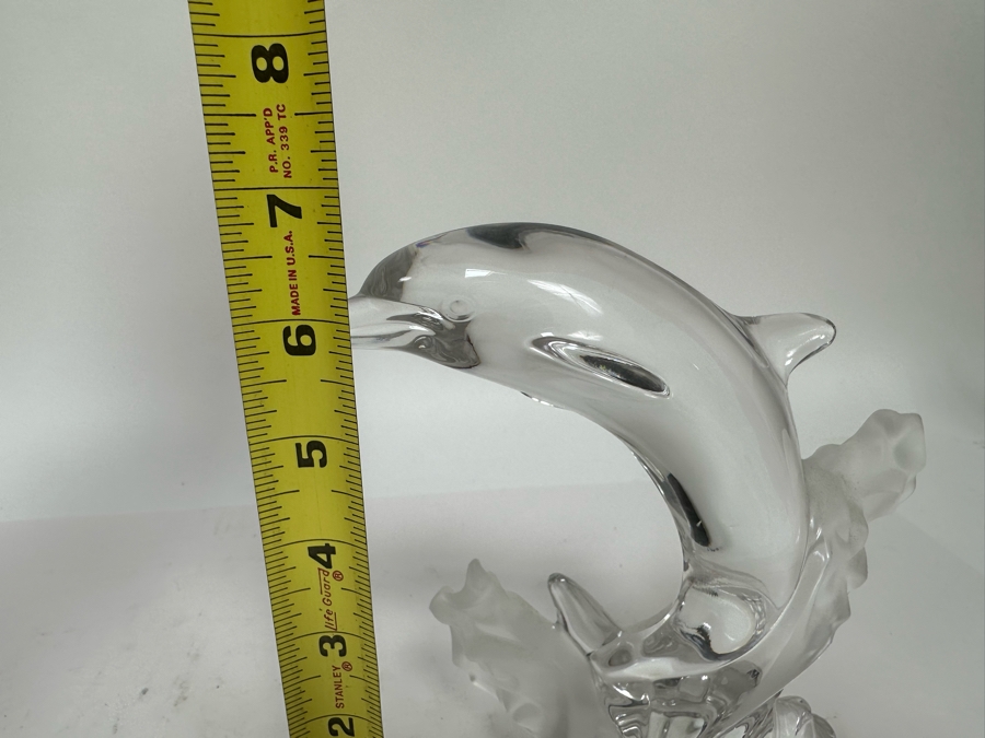 Lenox Crystal Dolphin Figurine Made In Germany 6 5h