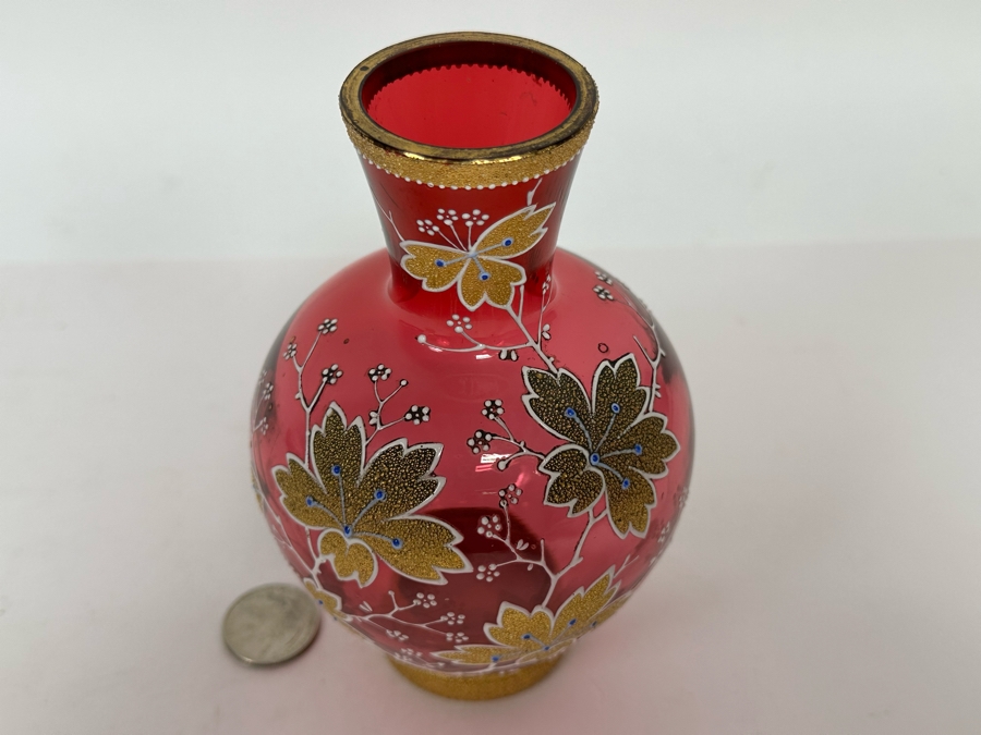 Stunning Moser Glass Vase 6H [Photo 6]