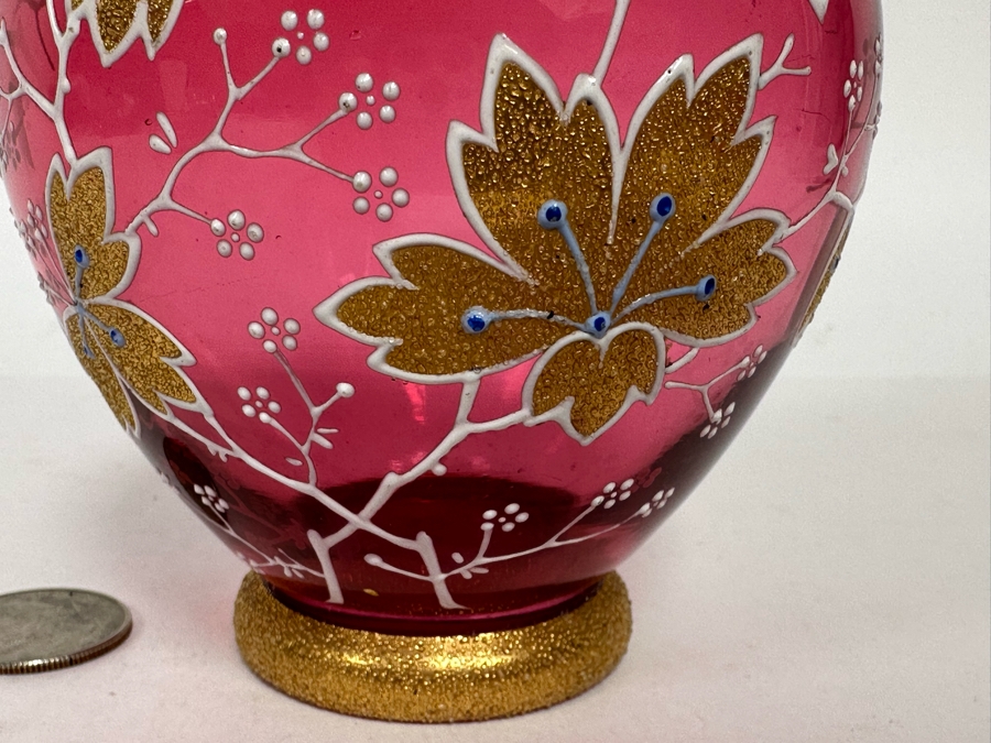 Stunning Moser Glass Vase 6H [Photo 5]