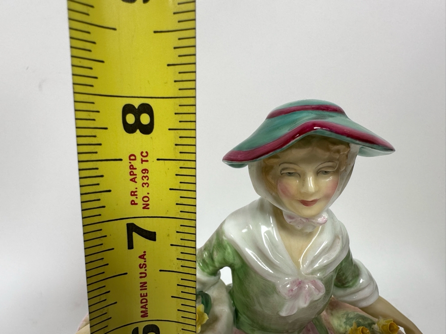 Royal Doulton England Bone China Lady Figurine 'Daffy-Down-Dilly' 8H [Photo 11]