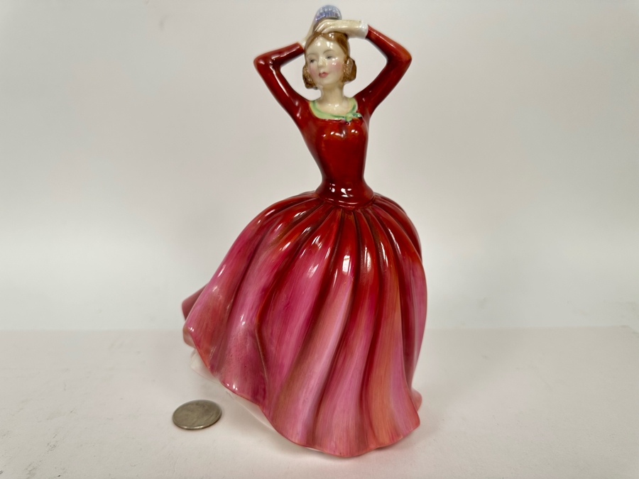 Royal Doulton England Bone China Lady Figurine Katrina HN 2327 8H [Photo 2]