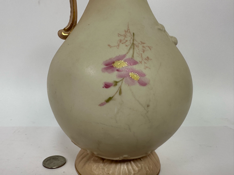 Vintage Hand Painted Ewer Pitcher Made In Austria 11H [Photo 11]