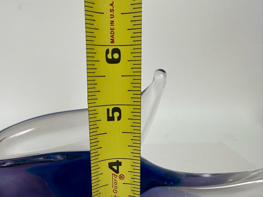 Vintage Glass Fish Handwork Konstglas Ronneby Sweden 10.5W X 5.5H [Photo 11]