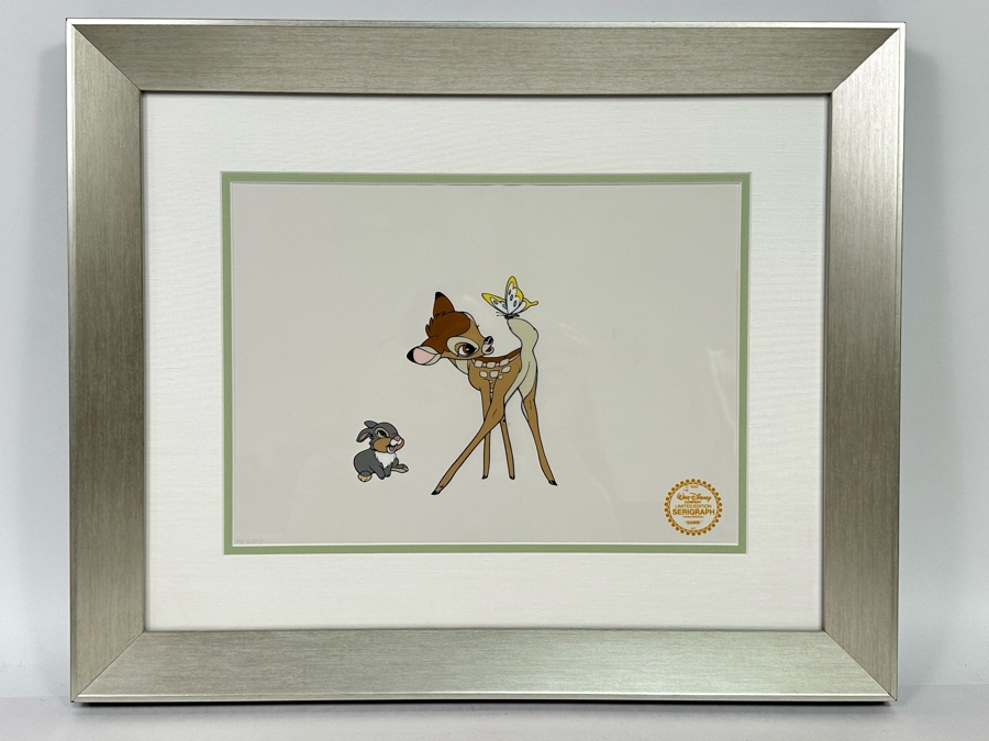 Walt Disney Limited Edition Serigraph From The Original 'Bambi' 13 X 10 Framed 21 X 17 [Photo 3]