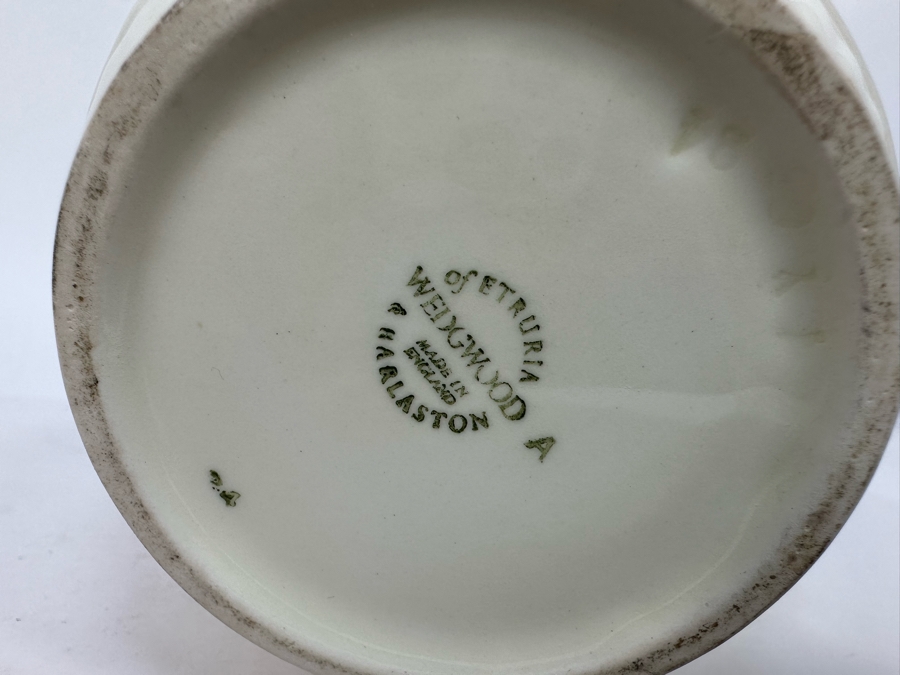 Vintage Wedgwood Barlaston Devonshire White Pitcher Jug Made In England 6H [Photo 6]