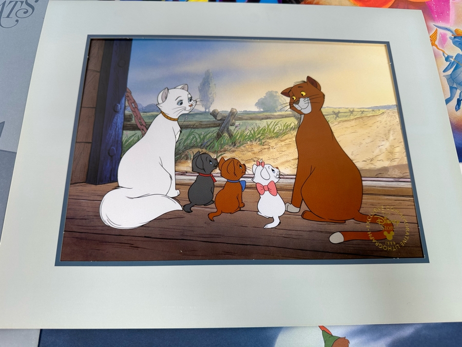 Collection Of Walt Disney Commemorative Lithographs And Prints: The Aristocats, Peter Pan, Finding Nemo, The Lion King, Hercules And Sealed Sets Of Lady And The Tramp And The Little Mermaid [Photo 5]
