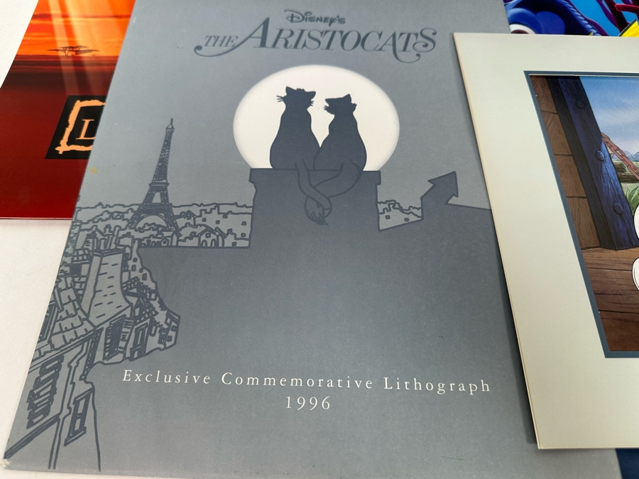 Collection Of Walt Disney Commemorative Lithographs And Prints: The Aristocats, Peter Pan, Finding Nemo, The Lion King, Hercules And Sealed Sets Of Lady And The Tramp And The Little Mermaid [Photo 8]