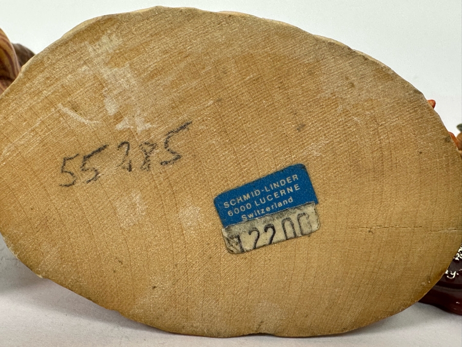 Three Vintage Ferrandiz Anri Wooden Figurines And One Vintage Limited Edition Anri Sarah Kay Wooden Figurine 4.5H - 6H [Photo 18]