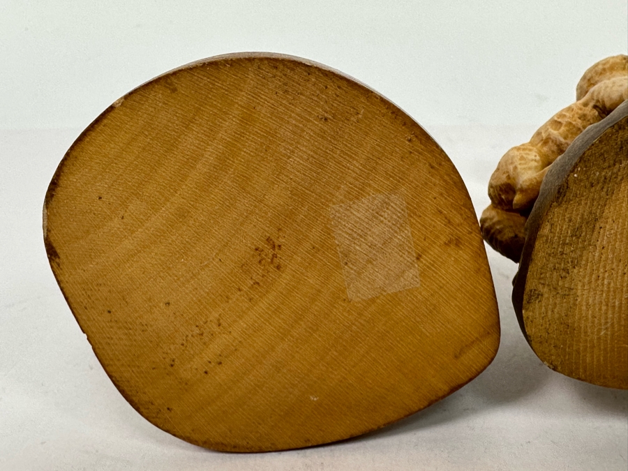 Three Vintage Ferrandiz Anri Wooden Figurines And One Vintage Limited Edition Anri Sarah Kay Wooden Figurine 4.5H - 6H [Photo 19]