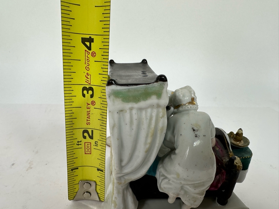 Antique 1870 English Staffordshire Fairing Of Couple Going To Bed 3W X 3.5D X 3H [Photo 16]