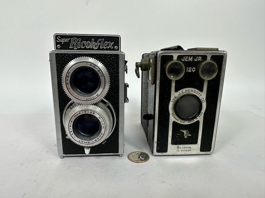 Vintage Super Richoflex And Jem Jr Cameras [Photo 4]