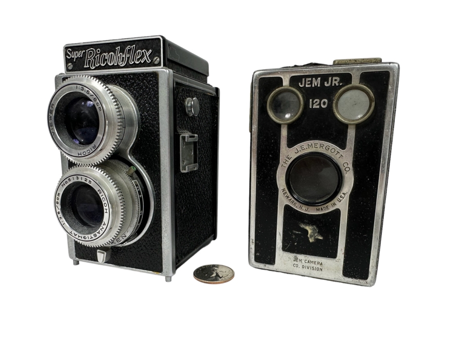 Vintage Super Richoflex And Jem Jr Cameras [Photo 1]
