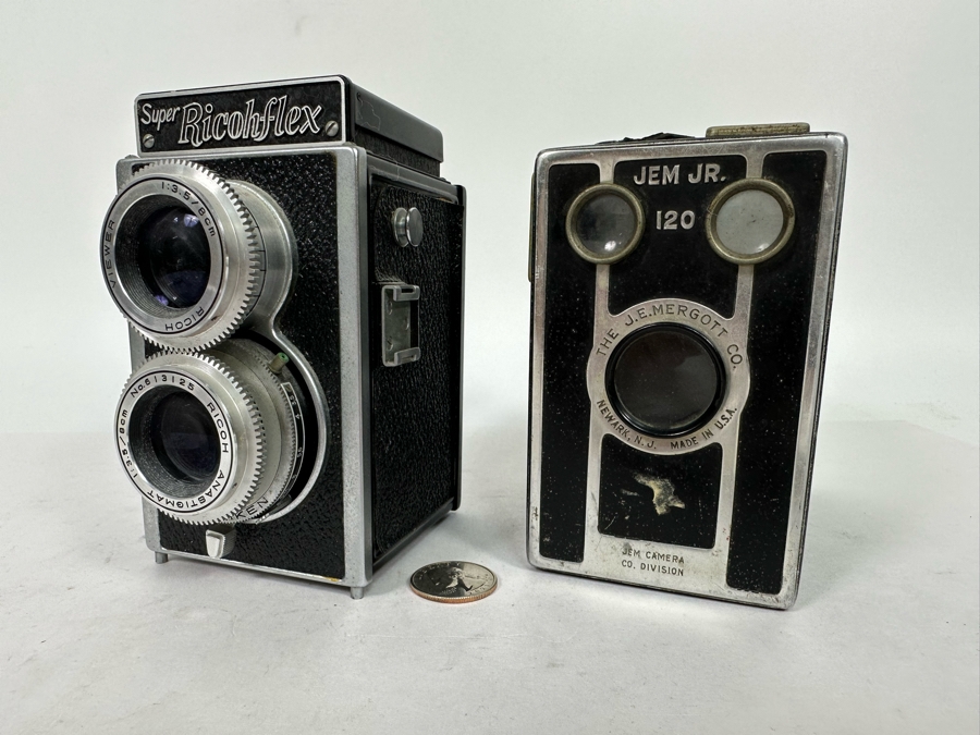 Vintage Super Richoflex And Jem Jr Cameras [Photo 2]