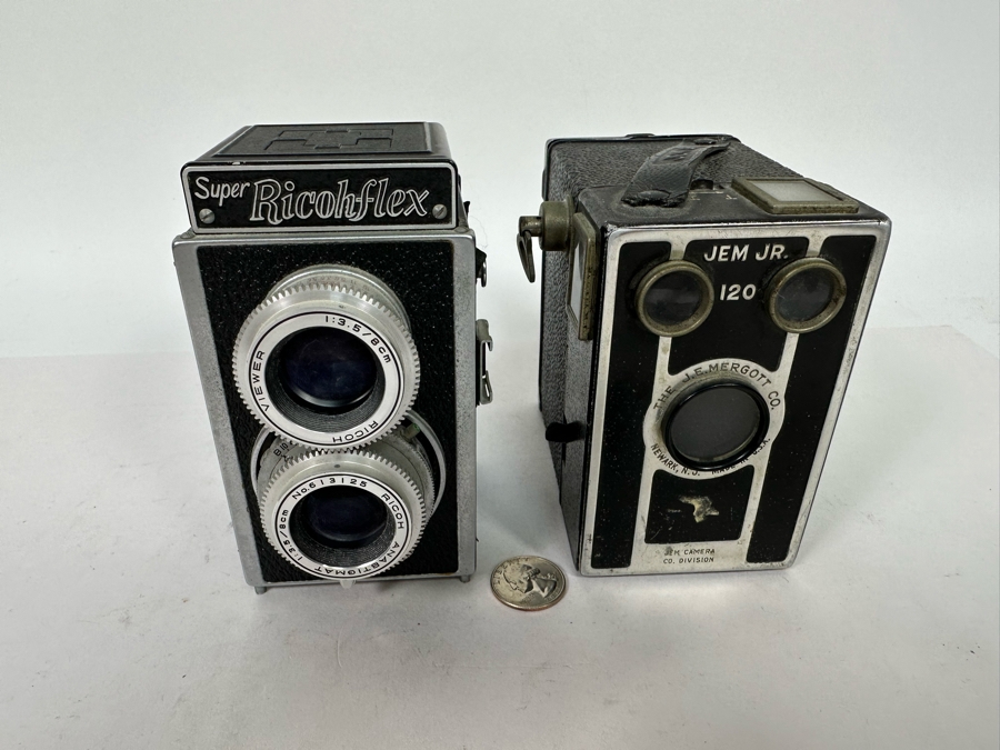 Vintage Super Richoflex And Jem Jr Cameras [Photo 5]