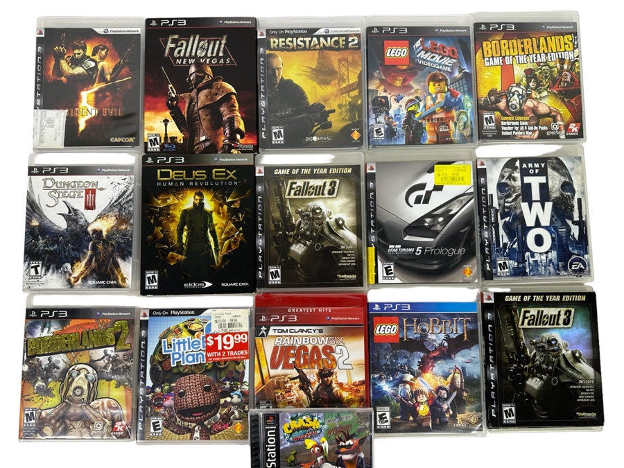 Collection Of Playstation 3 Video Games