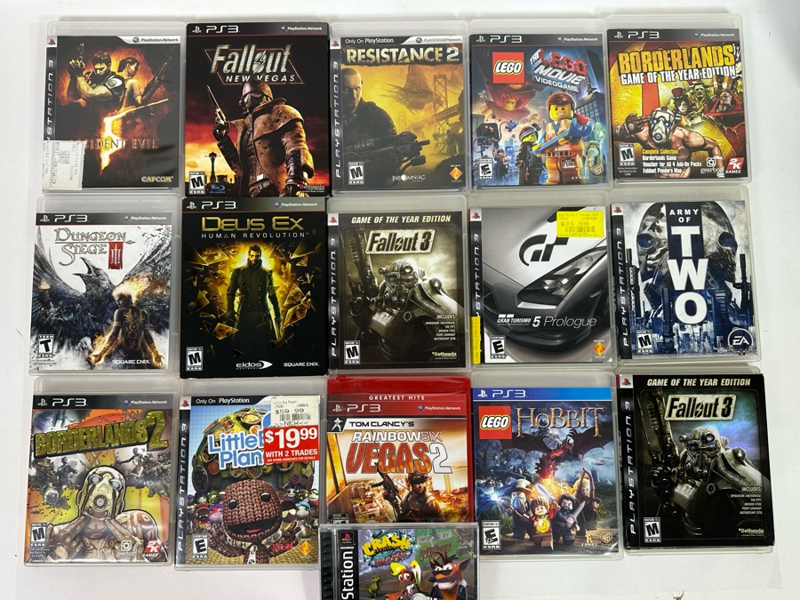 Collection Of Playstation 3 Video Games