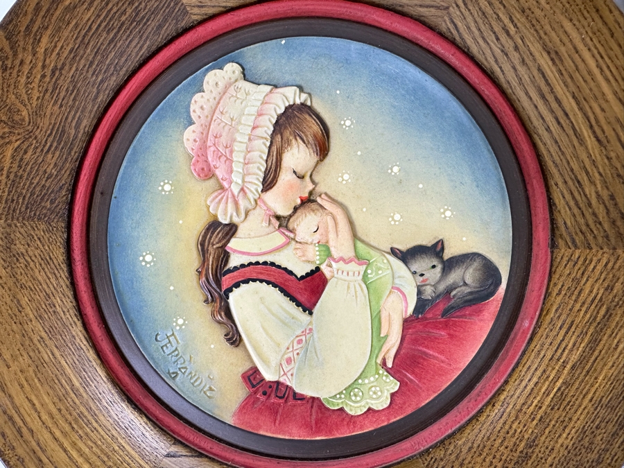 Four Anri Limited Edition Plates (Three By Artist Ferrandiz) And Anri Italy Covered Box [Photo 6]